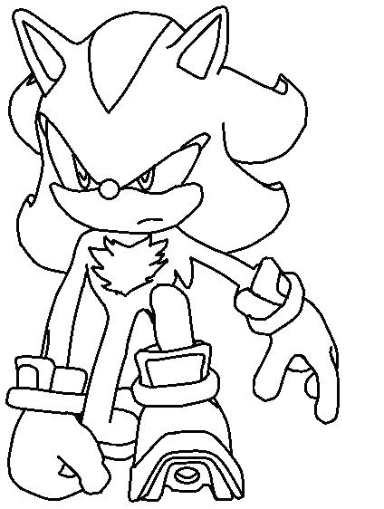 Super Sonic Coloring Pages Shadow Coloring Pages Shadow Coloring 424x562 Super Sonic Coloring Pages Shadow Coloring Pages Shadow Coloring