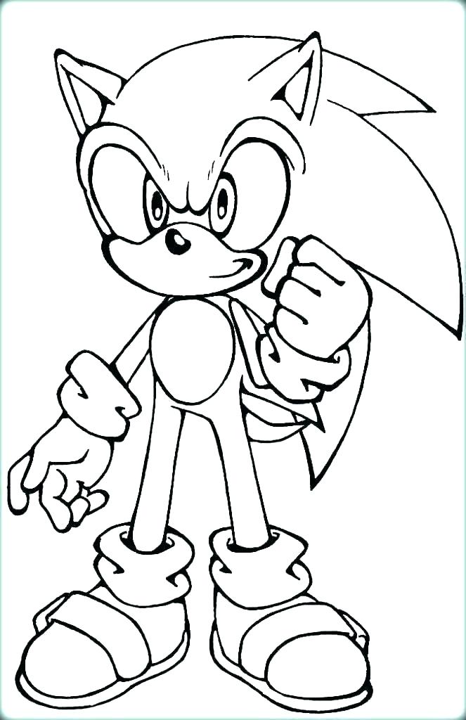 Super Sonic Coloring Pages at GetColorings.com | Free printable