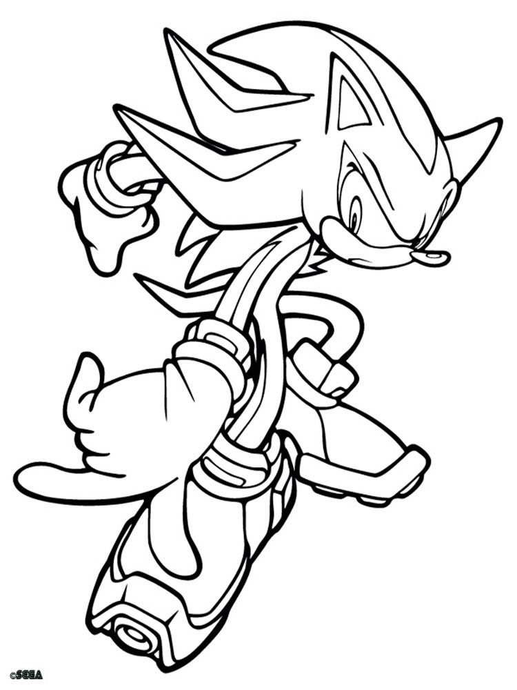 750x1000 Super Sonic Coloring Pages. Free Printable Super Sonic Coloring Pages.