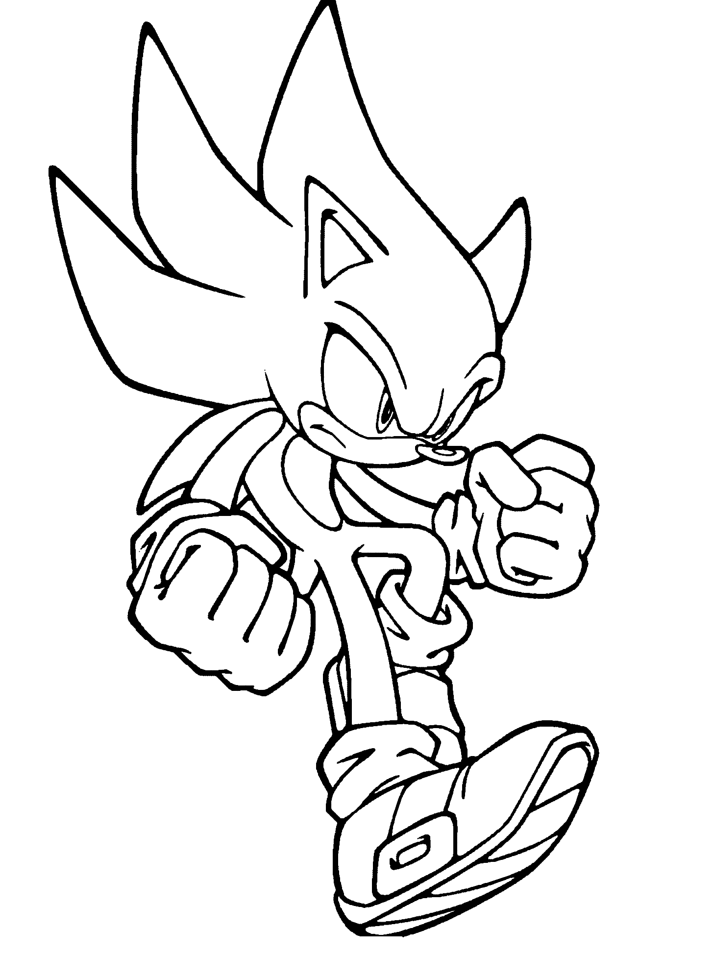 1457x1947 Coloring Pages Sonic The Hedgehog Archives Best Of Super Inside