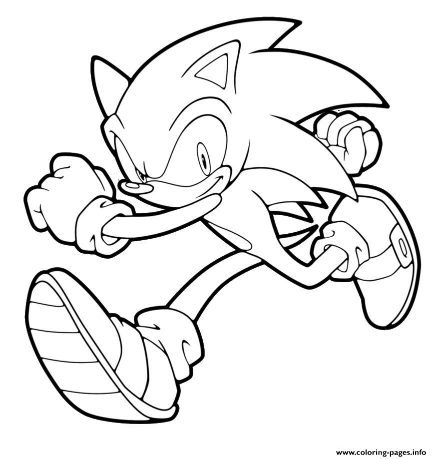 869x919 Fast Super Sonic Coloring Pages Printable