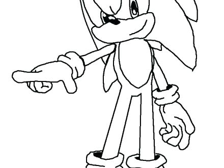 440x330 Silver The Hedgehog Coloring Pages Sonic The Hedgehog Coloring