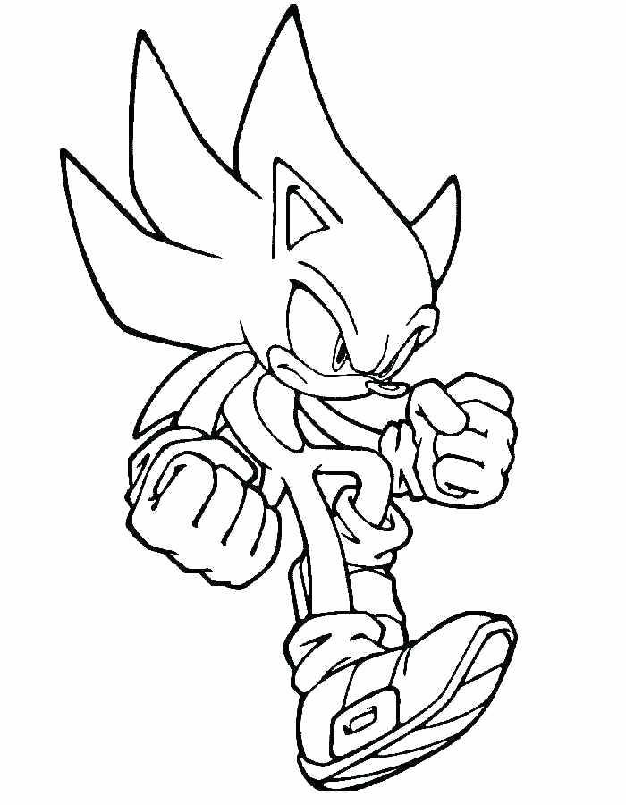 700x900 Super Sonic The Hedgehog Coloring Pages Super Sonic Hedgehog