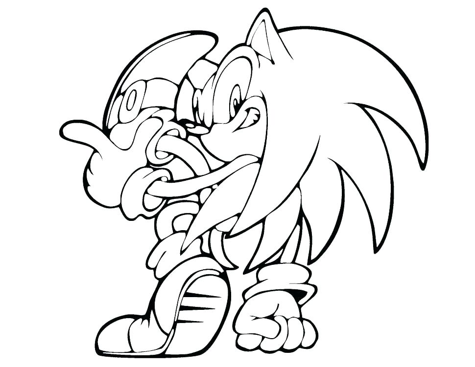 Super Sonic The Hedgehog Coloring Pages at GetColorings.com | Free