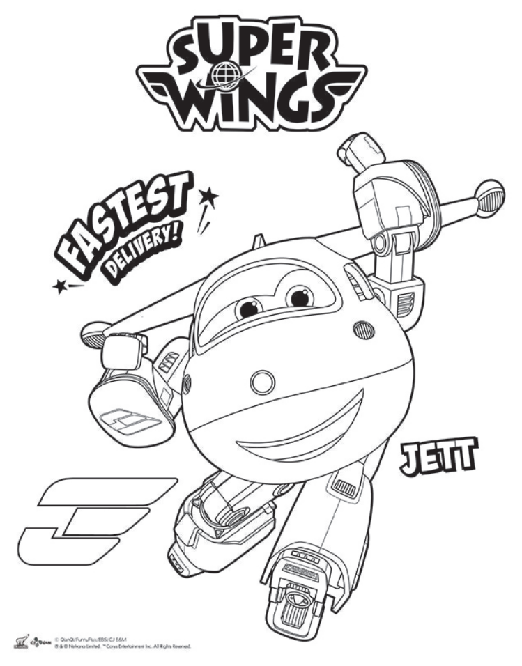 Super Wings Coloring Pages at GetColorings.com | Free printable ...