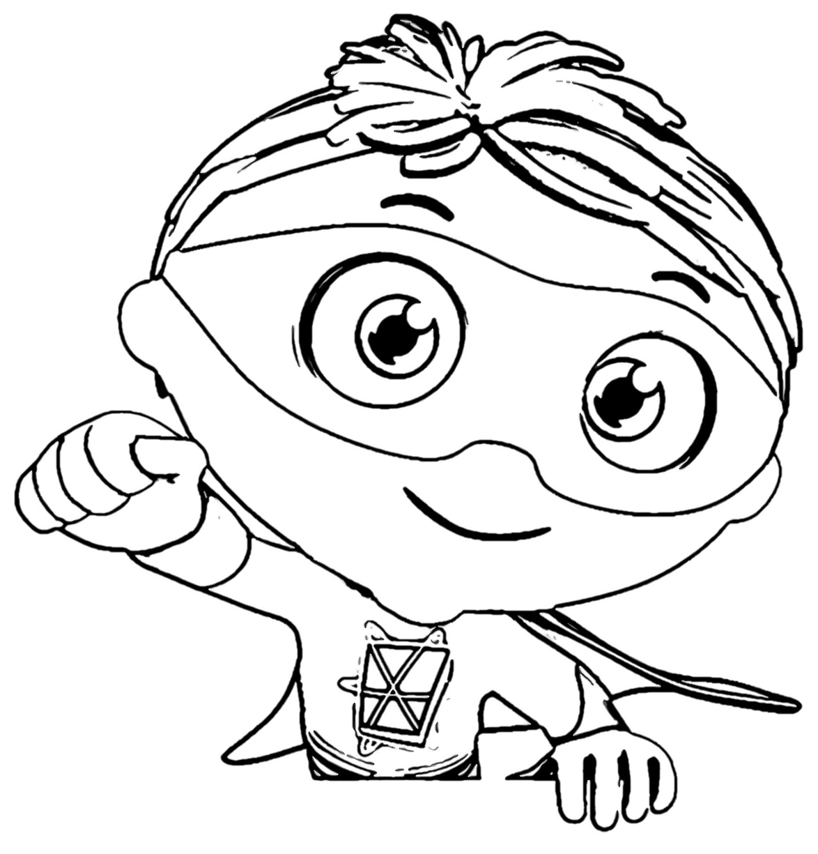 1174x1225 Super Why Coloring Pages