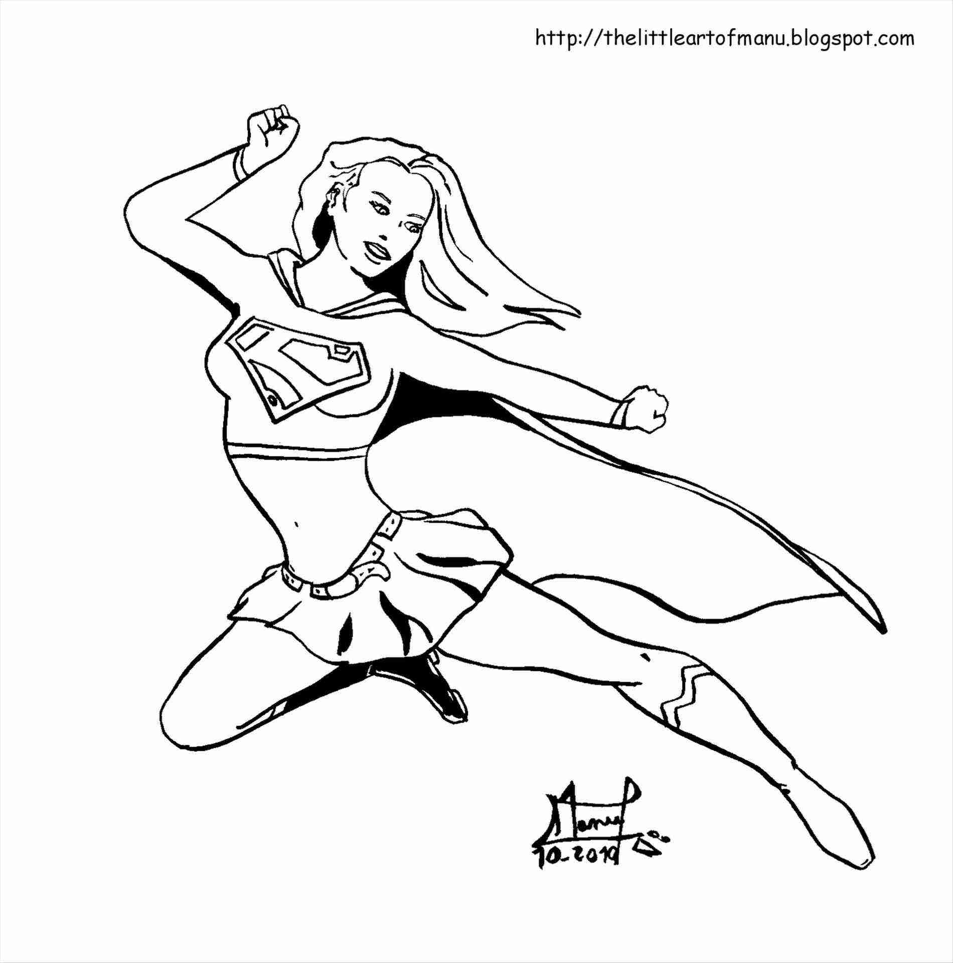 1900x1919 Luxury Supergirl Coloring Pages With Additional Free Printable