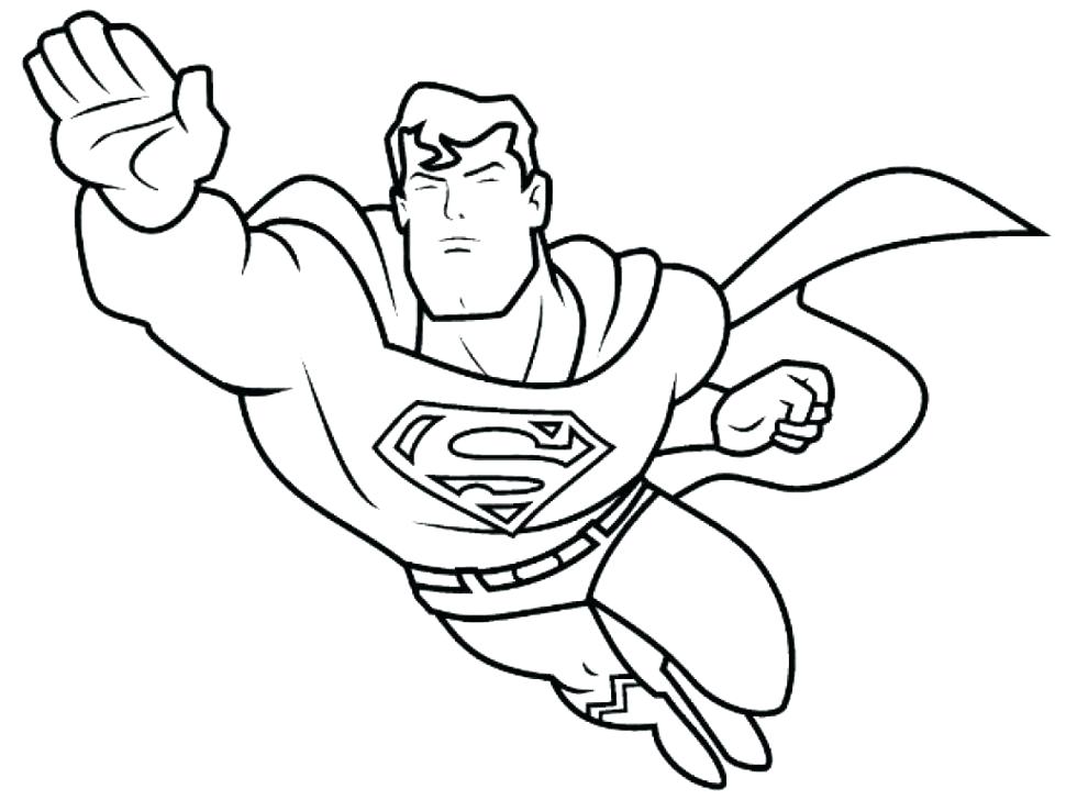 Superhero Coloring Pages For Kids 9 970x728 Superhero Coloring Pages For Kids 9