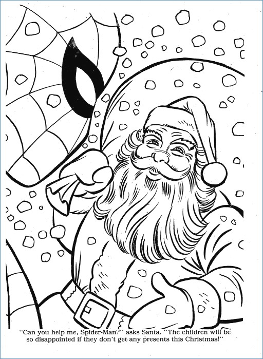 Superhero Christmas Coloring Pages at GetColorings.com | Free printable ...
