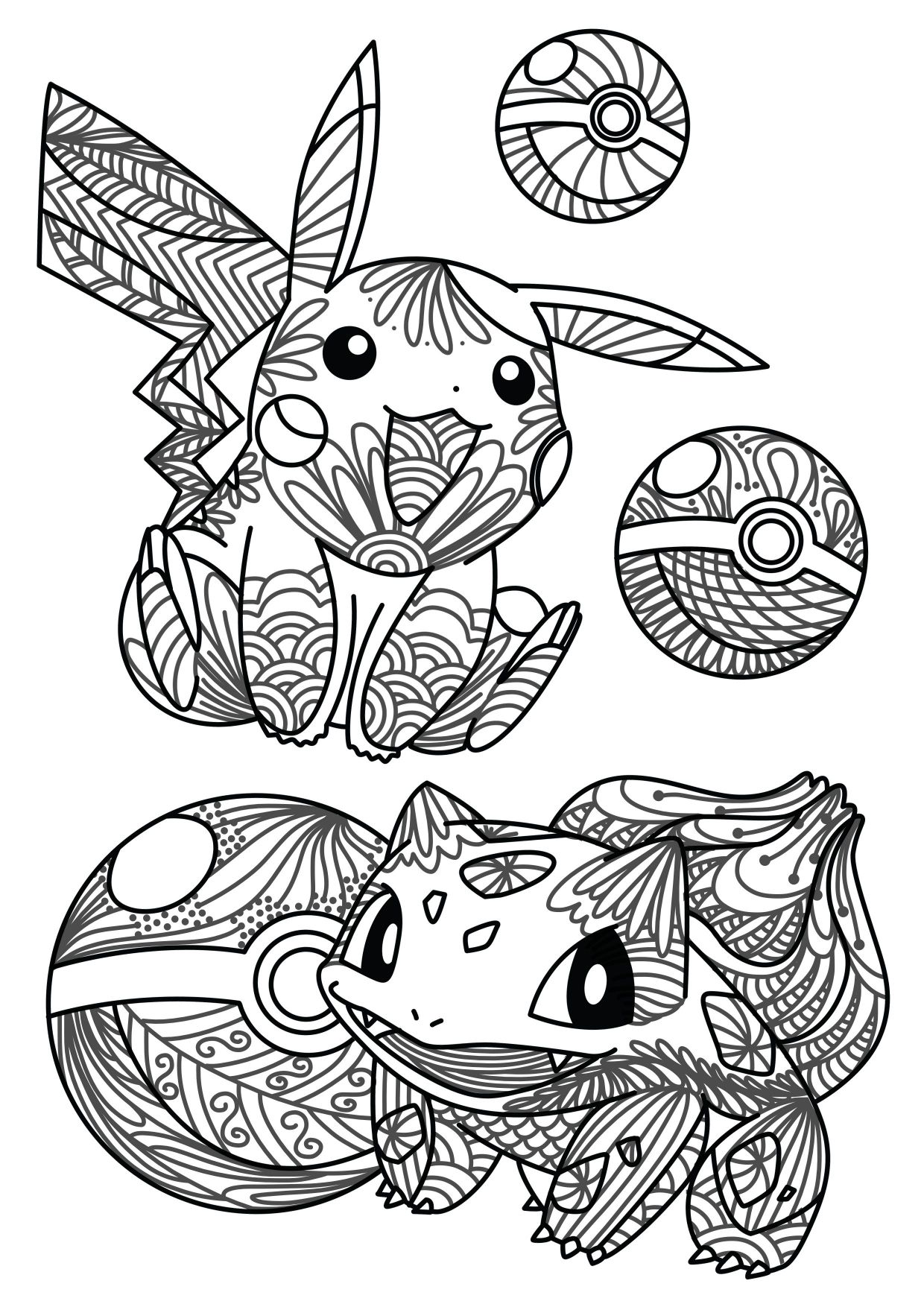Shocking You Caught It Pokemon Adult Coloring Sheet U Craft Gossip 1240x1754 Shocking You Caught It Pokemon Adult Coloring Sheet U Craft Gossip