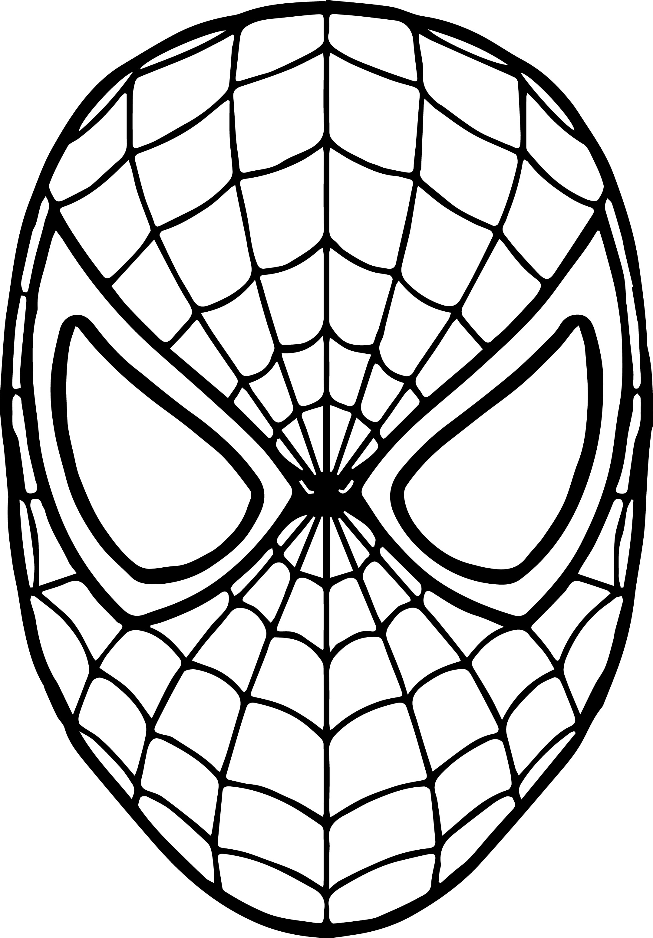 2157x3100 Mask Coloring Pages