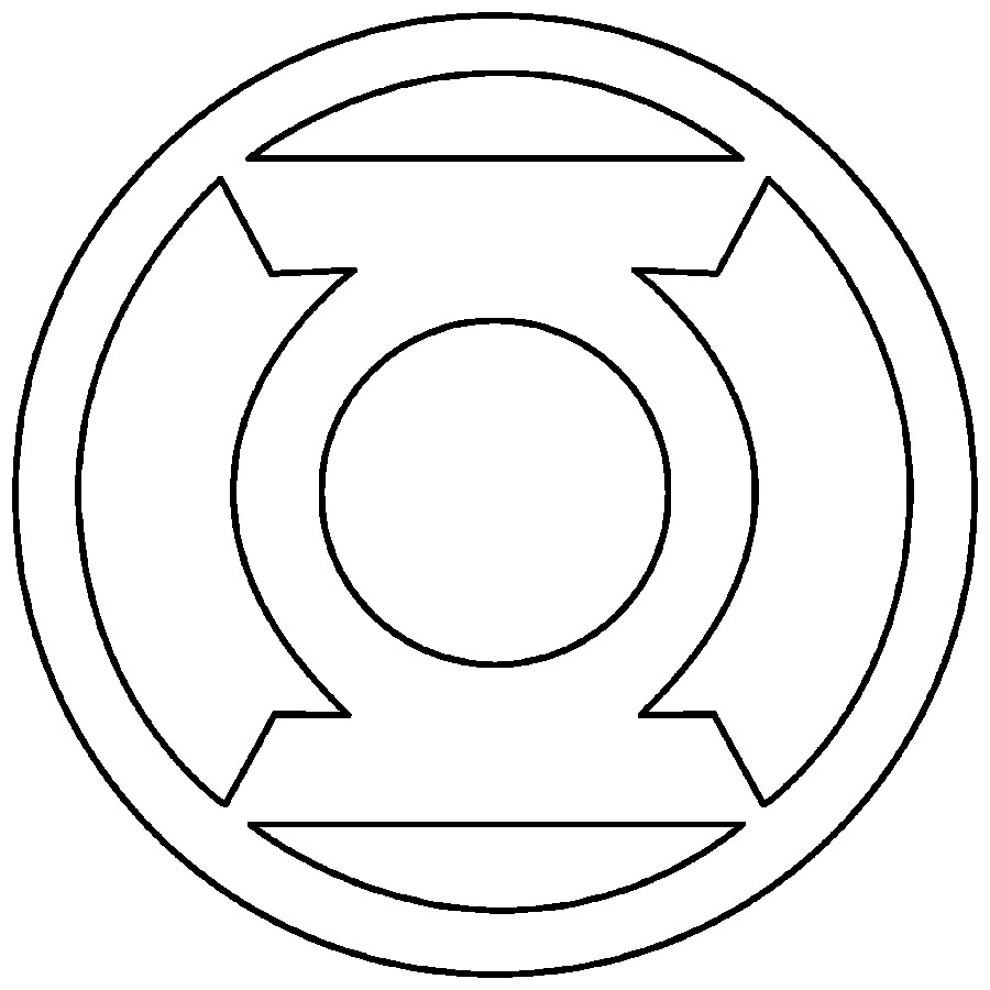 Superhero Symbols Coloring Pages