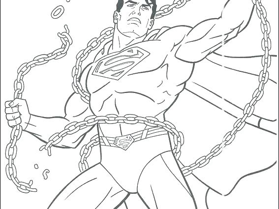 567x425 Superman Coloring Pages Free Printable Superman Coloring Pages