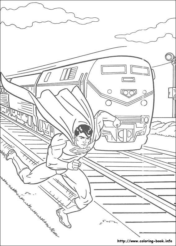 567x794 Superman Coloring Pages On Coloring