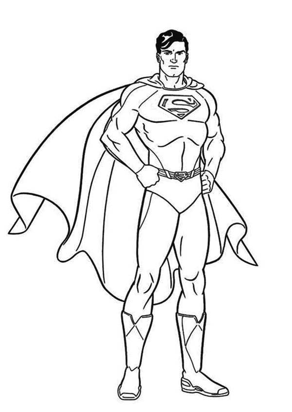 Color Pages Of Superman Superman, Superman Picture Coloring 600x848 Color Pages Of Superman Superman, Superman Picture Coloring