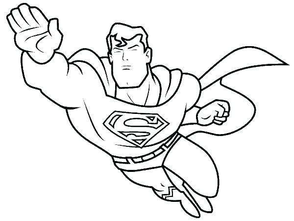 Superman Coloring Pages For Kids at GetColorings.com | Free printable ...