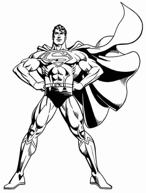 600x790 Superman And Batman Coloring Pages