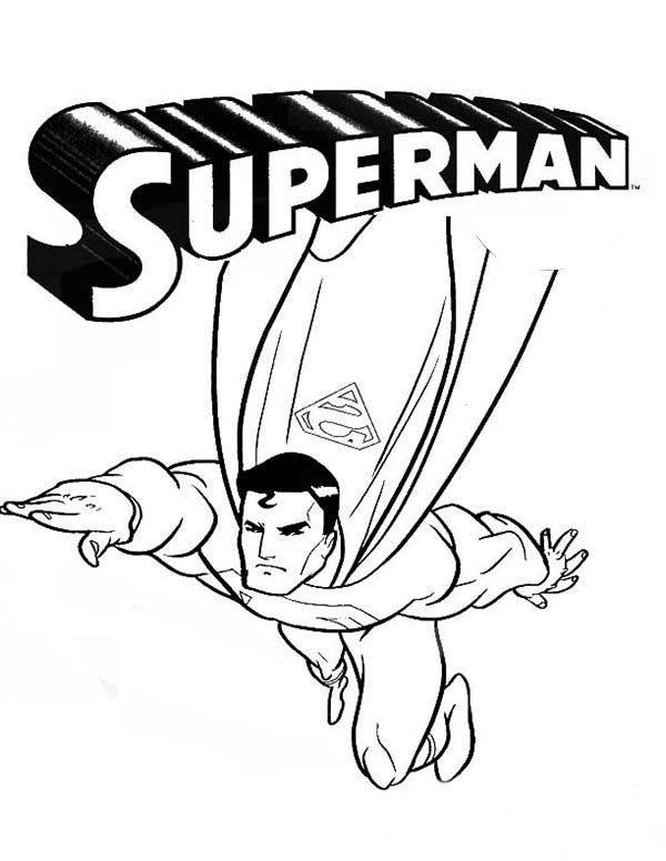 600x776 Superman Coloring Pages Kids Superman Coloring Pages Kids
