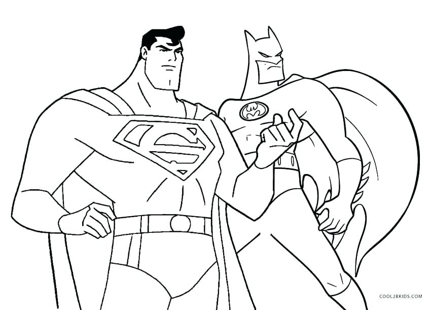 850x611 Superman Coloring Pages Print Superman Coloring Pages Kids Batman