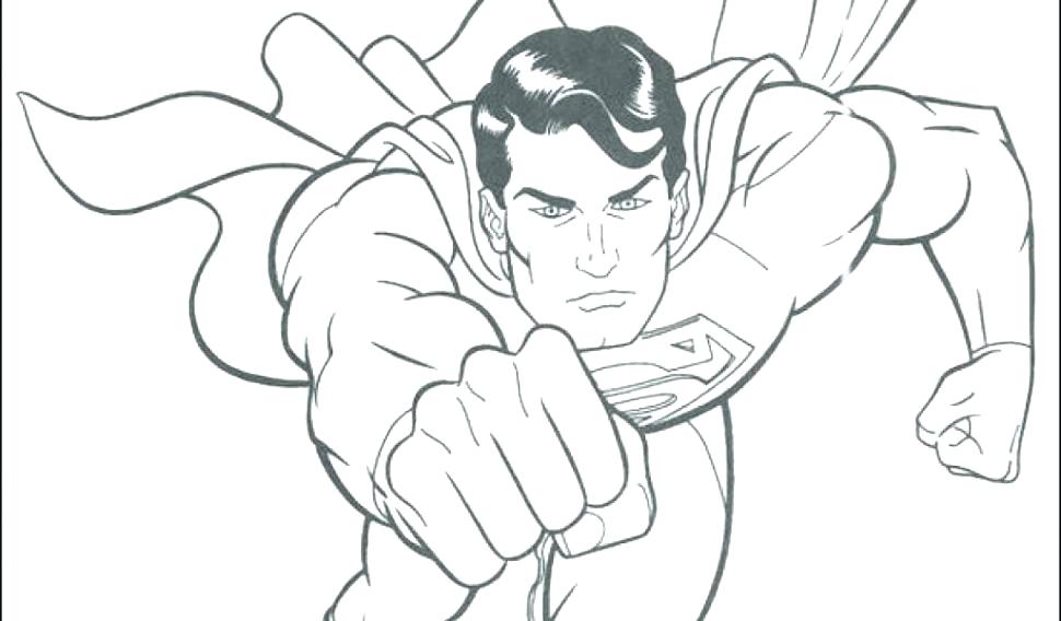 970x568 Superman Coloring Pages Printable Superman Coloring Pages Super