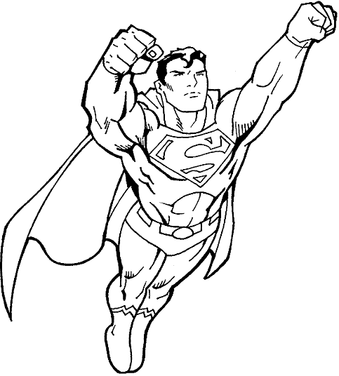 483x536 Superman Coloring Pages Amp Coloring Book