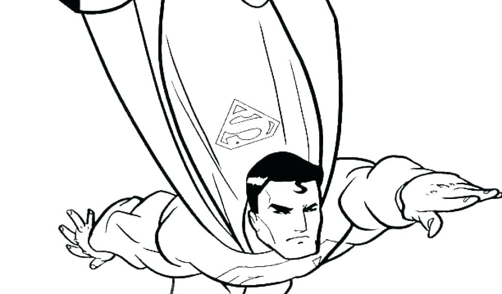 1024x600 Superman Party Printables Printable Coloring Superman Color Page