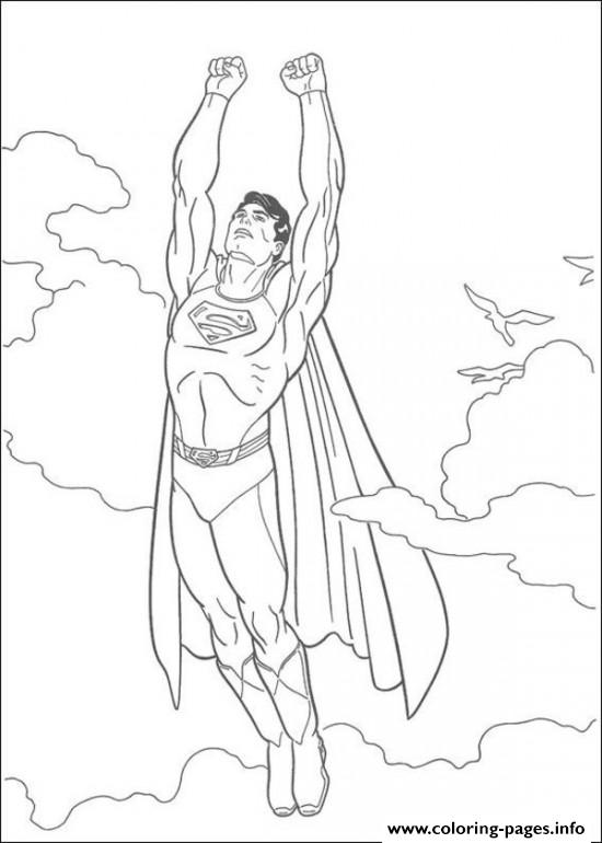 550x770 Flying Superman S Kids Printable0cf5 Coloring Pages Printable
