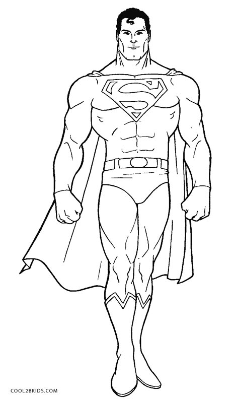 465x800 Free Printable Superman Coloring Pages For Kids Cool2bkids
