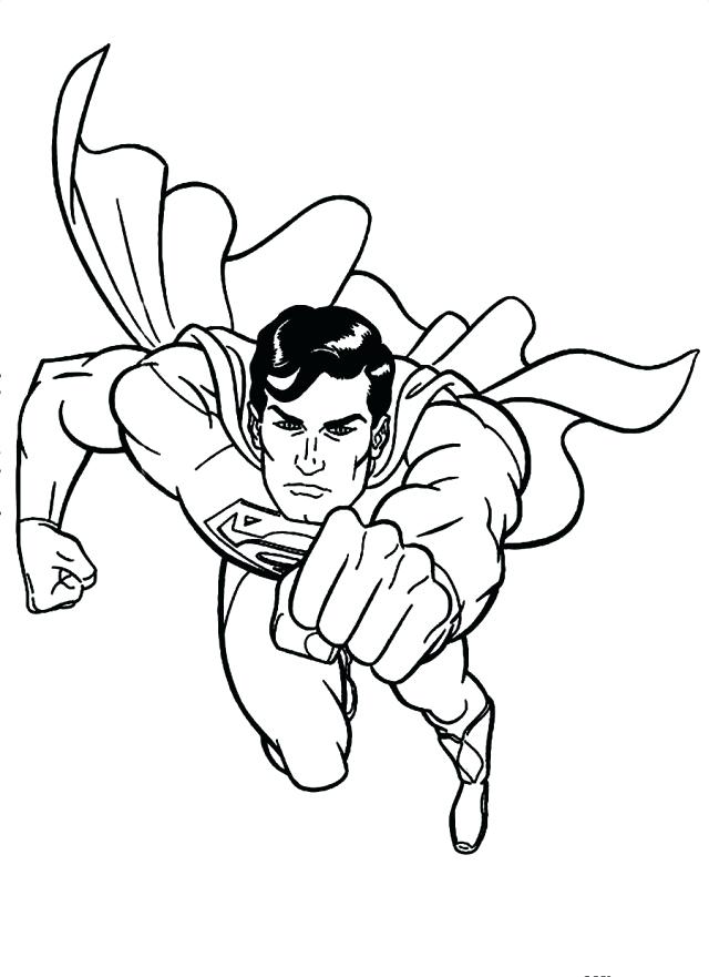 640x881 Superman Flying Coloring Pages Printable Me Dragonfly Page