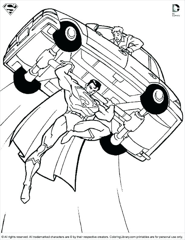 Superman Logo Coloring Page 612x792 Superman Logo Coloring Page