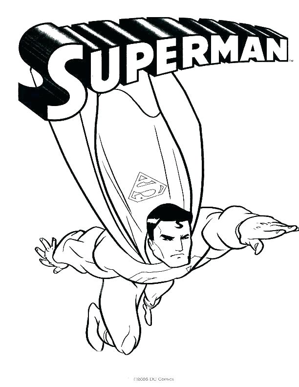 612x792 Superman Printable Coloring Pages Coloring Pages Superman
