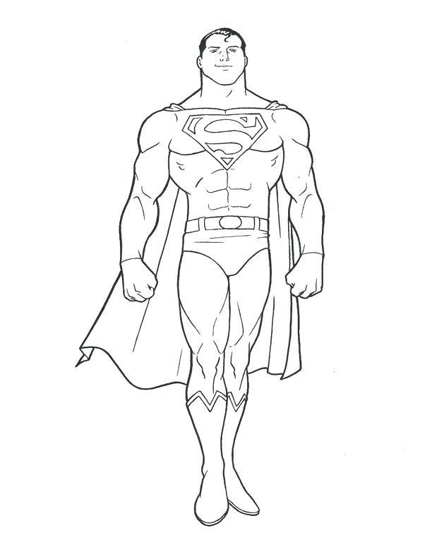 612x792 Superman Printable Coloring Pages Free Printable Superman Coloring