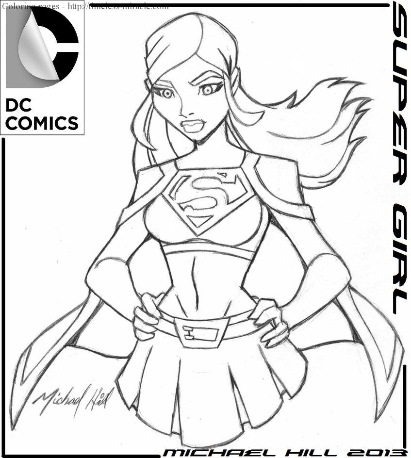 Superwoman Coloring Pages at GetColorings.com | Free printable