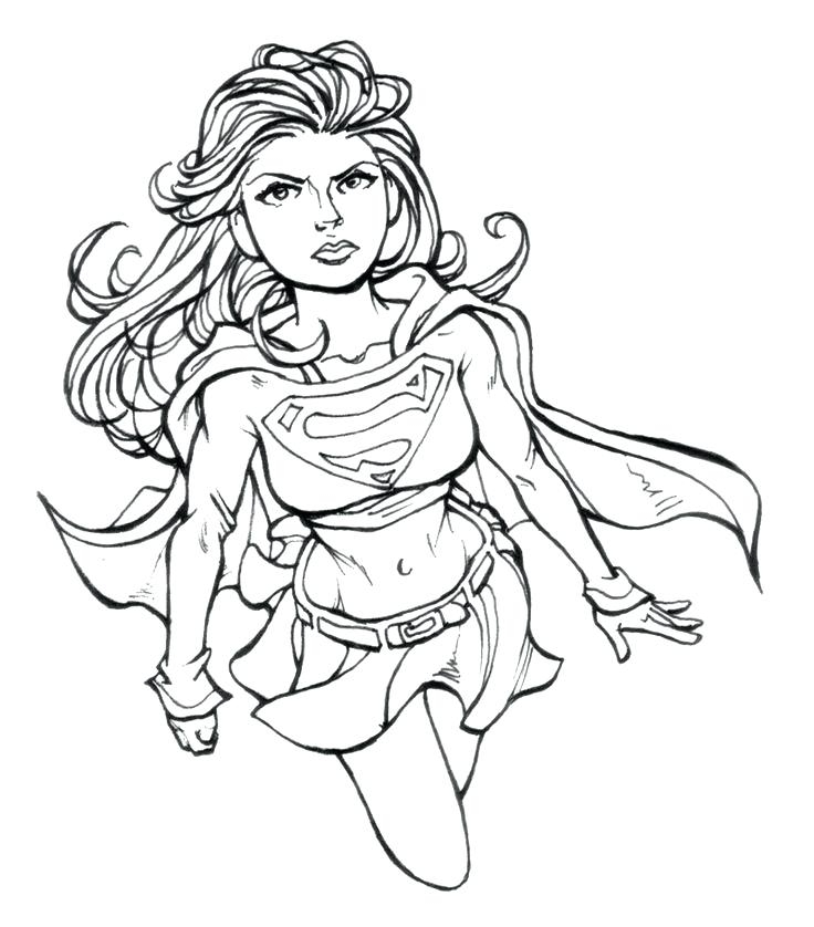 Superwoman Colouring Pages at GetColorings.com | Free printable