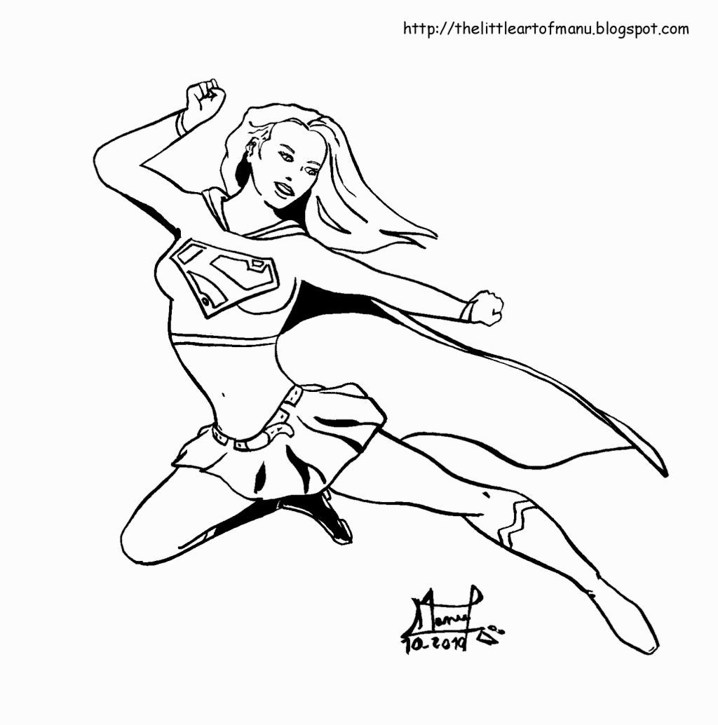 Superwoman Coloring Pages Coloring Pages 1024x1034 Superwoman Coloring Pages Coloring Pages