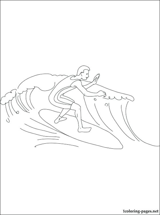 560x750 Surfing Coloring Pages Vector Of Cartoon Surfer Moose Carrying