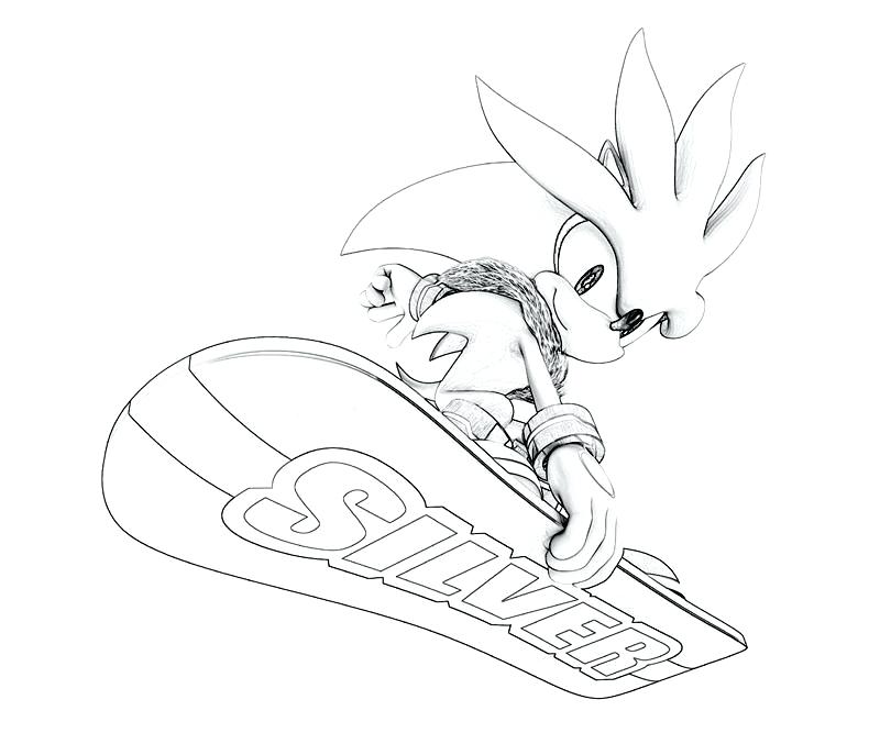 Silver Surfer Coloring Pages Sonic Generations Silver The Hedgehog 800x667 Silver Surfer Coloring Pages Sonic Generations Silver The Hedgehog