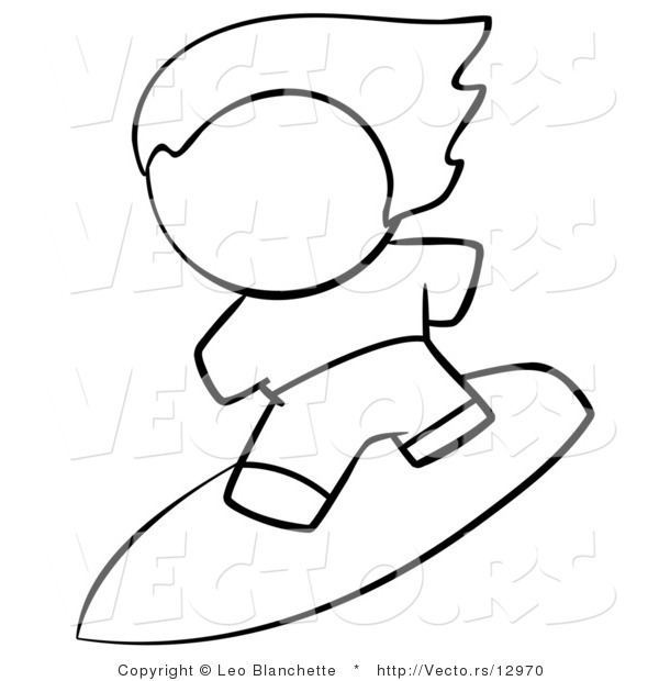 Vector Of Surfer Dude 600x620 Vector Of Surfer Dude
