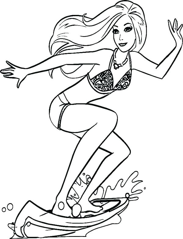 Surfing Coloring Pages 600x785 Surfing Coloring Pages