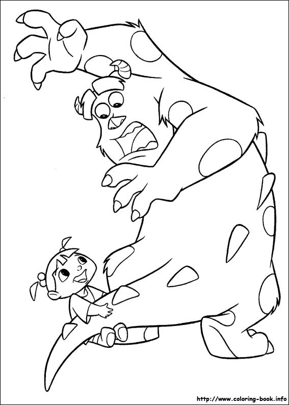 567x794 Monsters, Inc. Coloring Pages On Coloring
