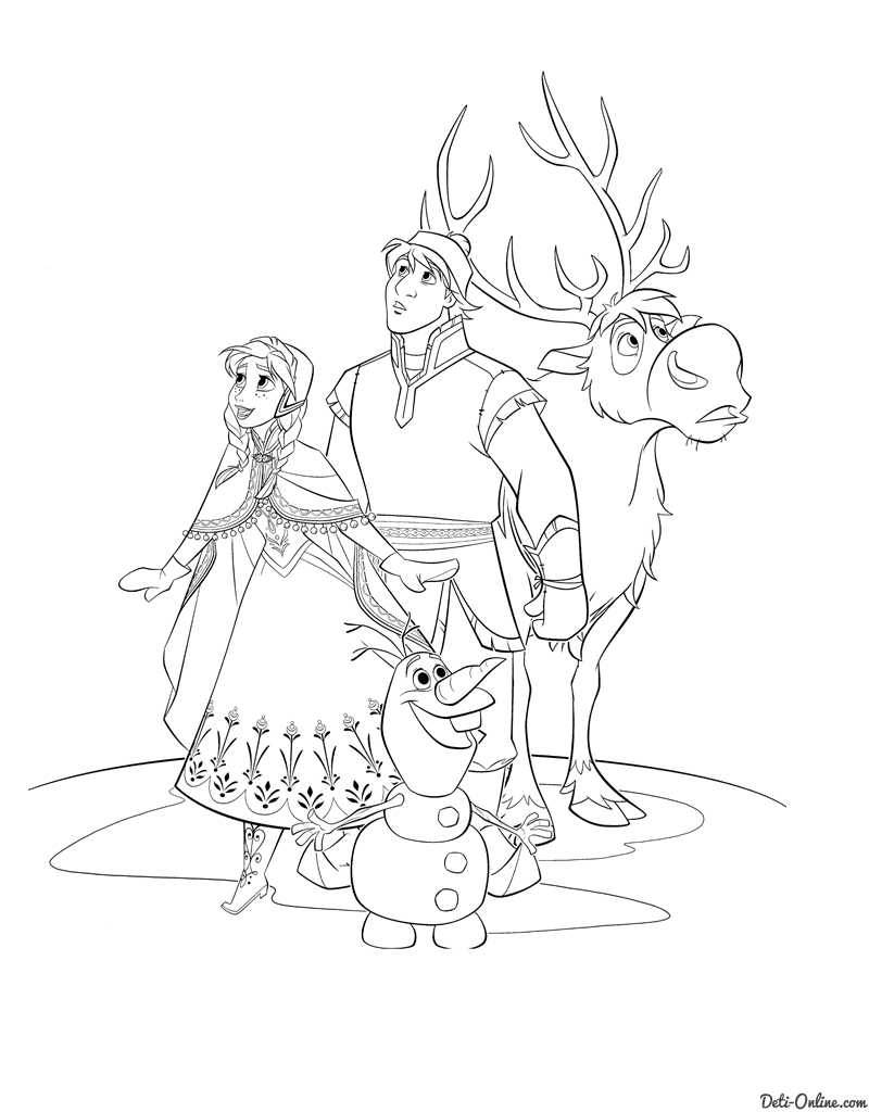 Frozen Coloring Pages, Animated Film Characters Elsa, Anna, Print 800x1024 Frozen Coloring Pages, Animated Film Characters Elsa, Anna, Print