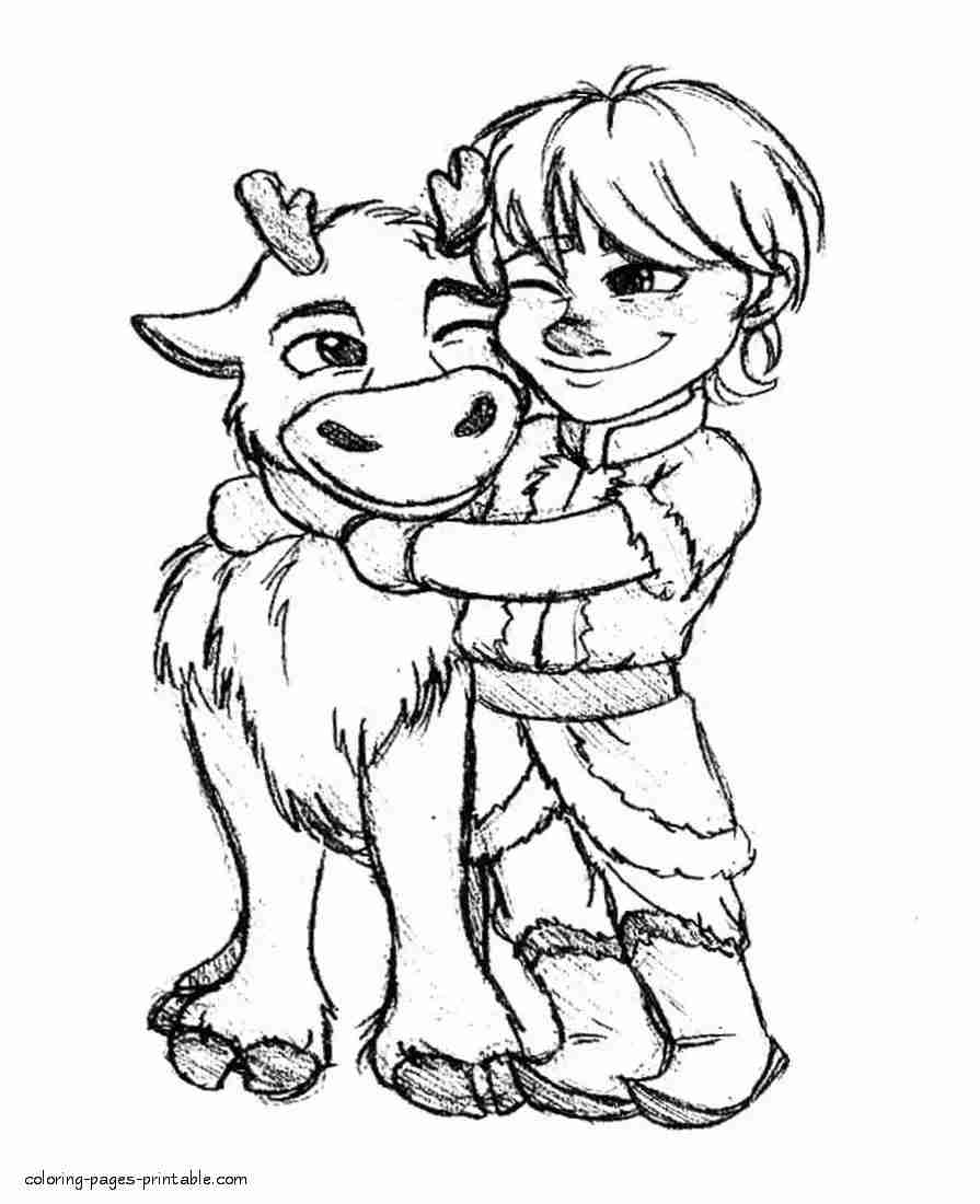 sven frozen coloring pages at getcolorings  free