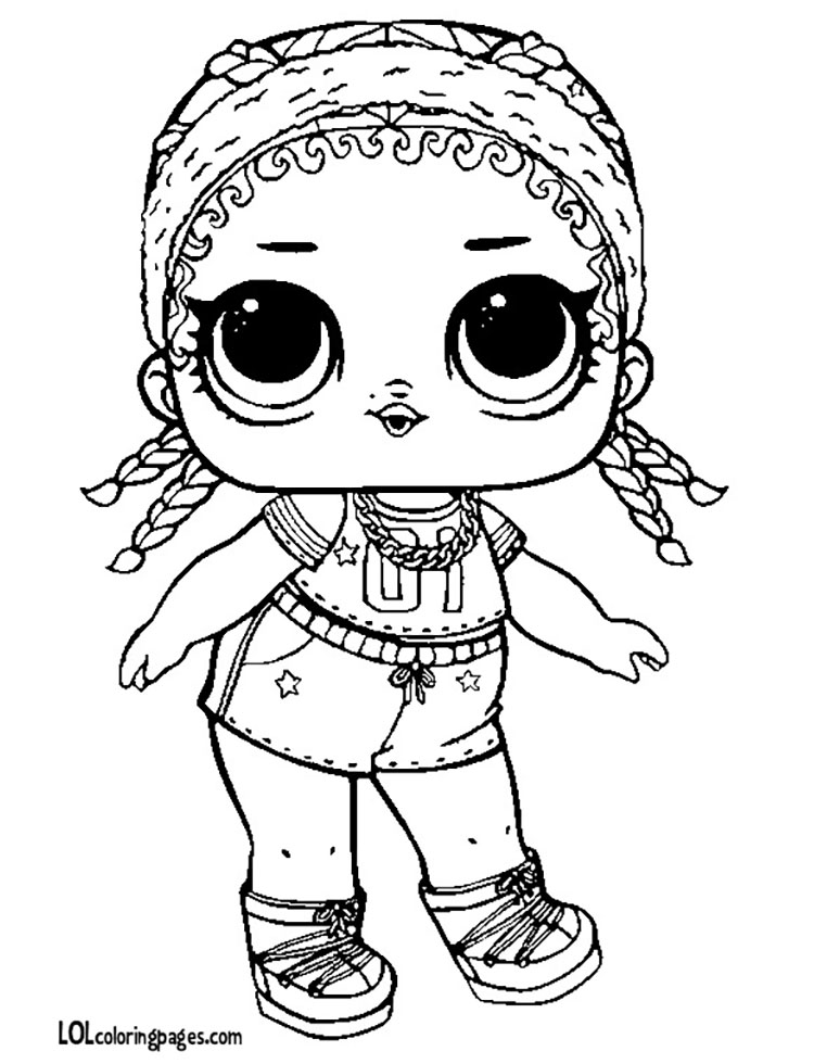 750x980 Glitter Mc Swag Coloring Page Lol Surprise Doll Coloring Pages