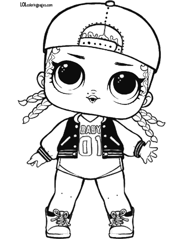 750x980 Mc Swag Coloring Page Lol Surprise Doll Coloring Pages
