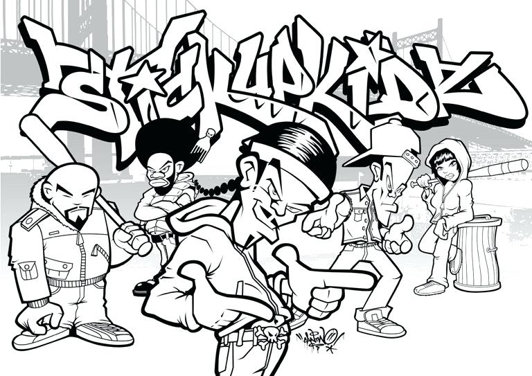 Coloring Pages Of Graffiti Printable Graffiti Coloring Pages 768x543 Coloring Pages Of Graffiti Printable Graffiti Coloring Pages