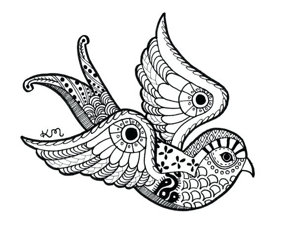 570x456 Flower Basket Colouring Pages Trademark Art Drawing Print