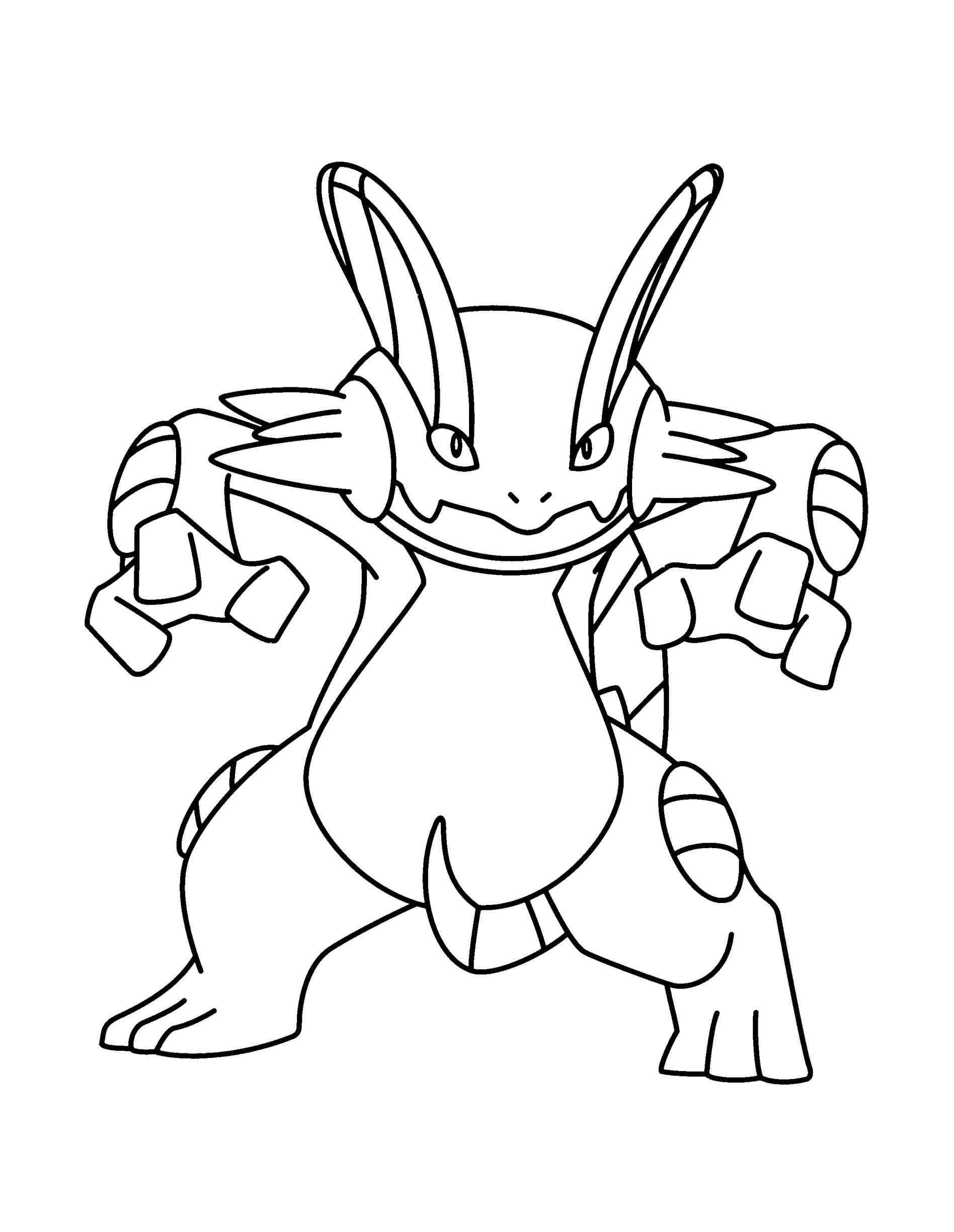 1896x2449 Swampert Coloring Pages