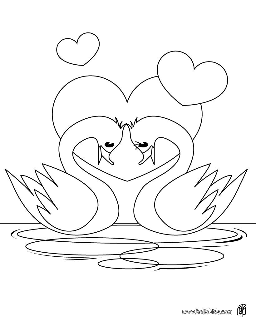 Swan Coloring Pages 820x1060 Swan Coloring Pages