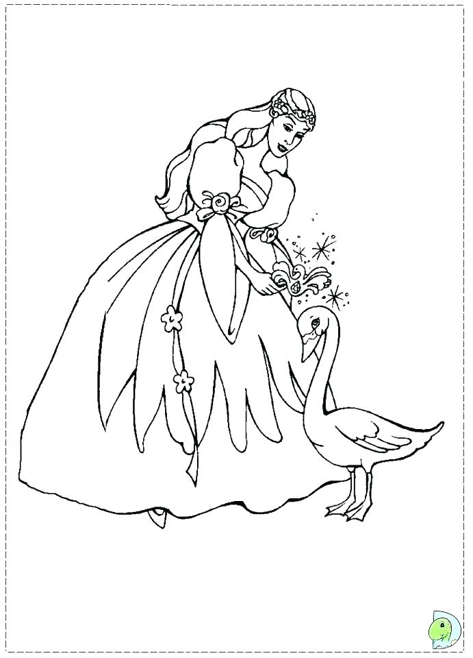 Swan Coloring Pages 691x960 Swan Coloring Pages