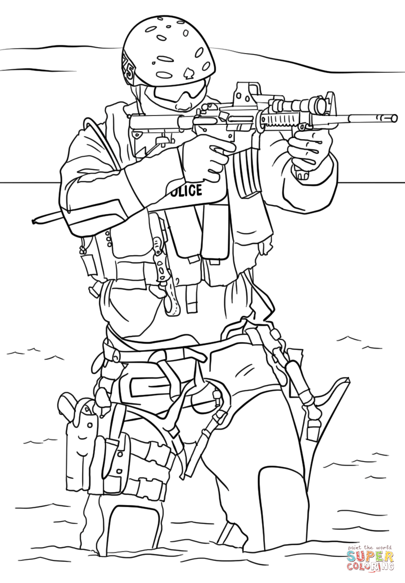Colossal Swat Team Coloring Pages Swat Police 824x1186 Colossal Swat Team Coloring Pages Swat Police